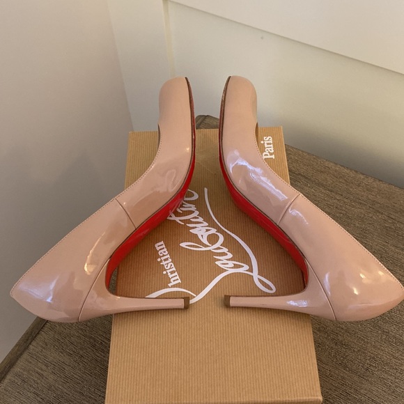 Christian Louboutin Simple Pump 85 patent nude 38 - Picture 11 of 16